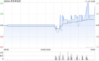 资本界金控完成配售1.73亿股 净筹约3980万港元