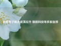 消费电子概念震荡拉升 朝阳科技等多股涨停