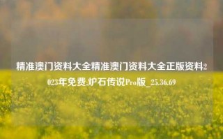 精准澳门资料大全精准澳门资料大全正版资料2023年免费,炉石传说Pro版_25.36.69