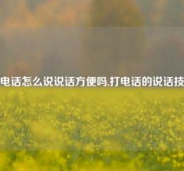 打电话怎么说说话方便吗,打电话的说话技巧