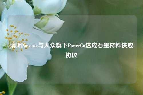 澳洲Novonix与大众旗下PowerCo达成石墨材料供应协议-第1张图片-兔尾说说网